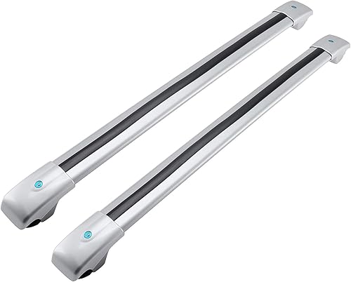 Miniatura 2 de MotorFansClub Barras transversales para portaequipajes Jeep Cherokee 2014 2015 2016 2017 2018 2019 2020 2021 2022 2023 (no es compatible con Jeep