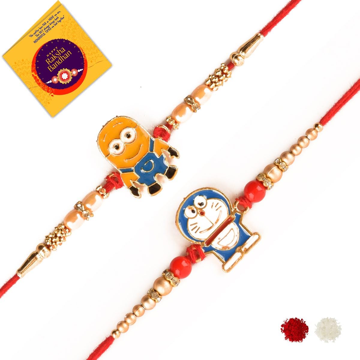Combo Set of 2 Rakhi For Brother and Sister | Rakhi for Kids and Girls, Combo Set of Avengers |Minion |Doreman |Butterfly |Latest Rajashthani Rakhi (B0CCL4S8QW) Amazon Price History, Amazon Price Tracker