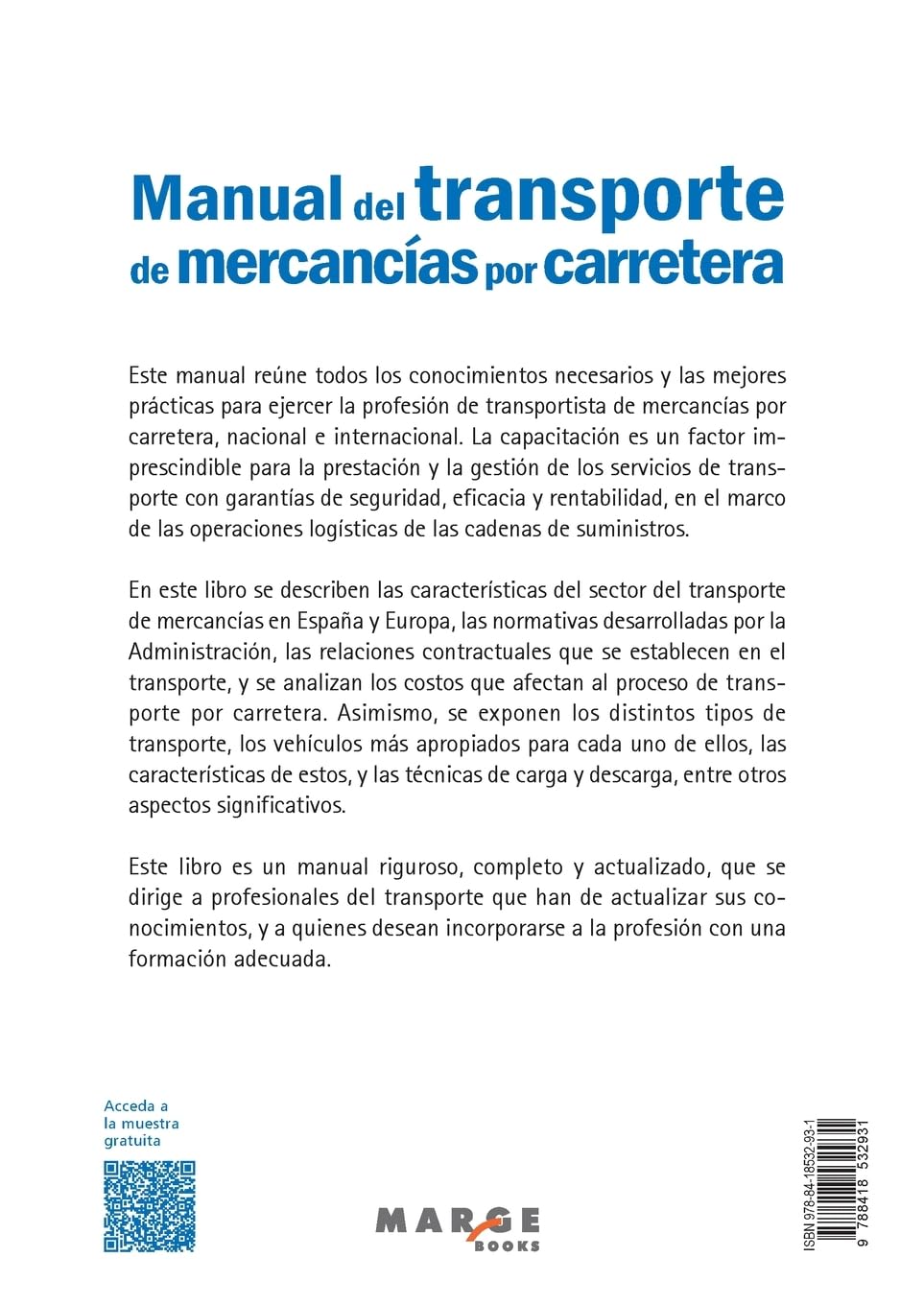 Manual del transporte de mercancías por carretera: 0 (Gestión del transporte)
