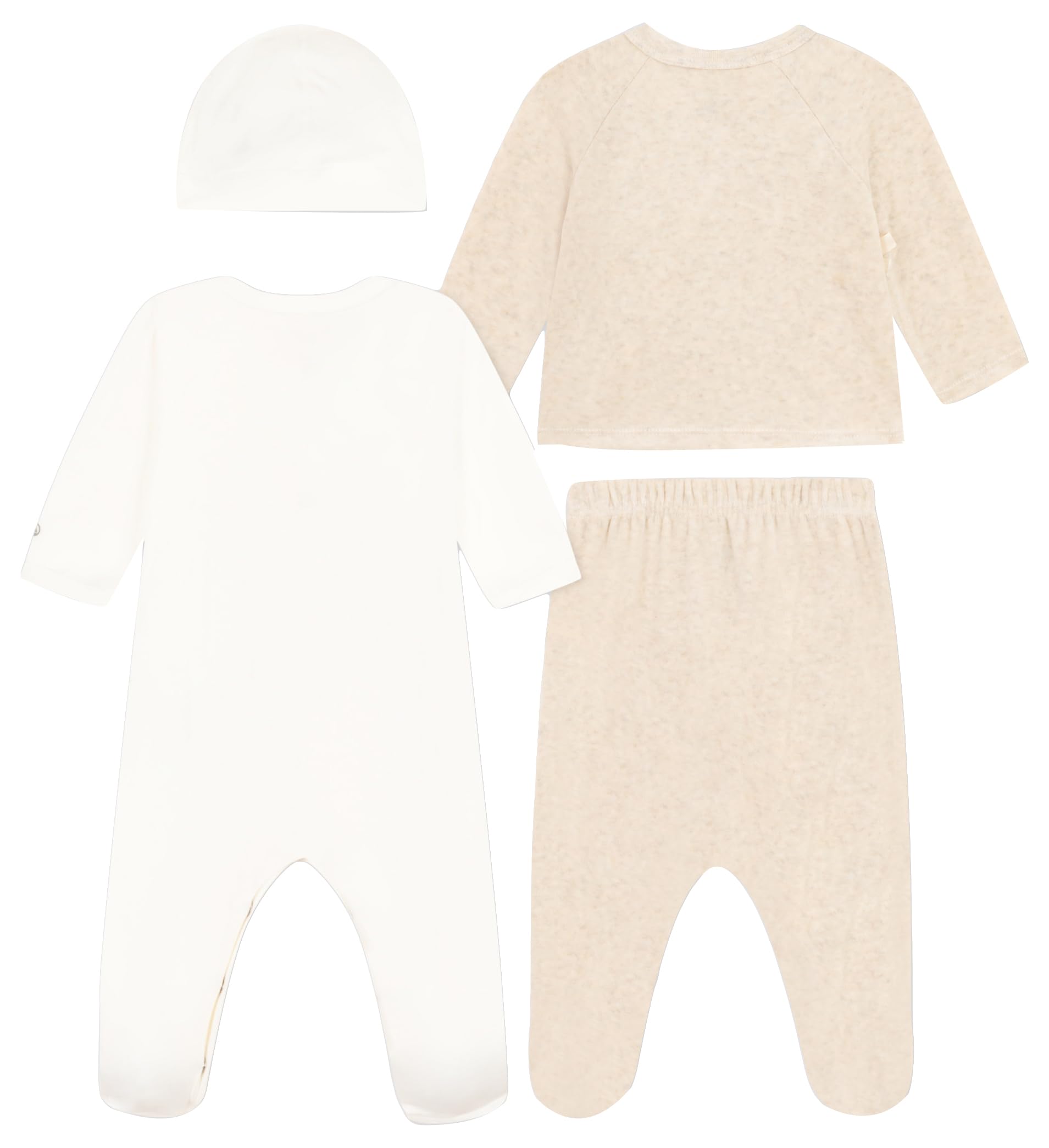 Petit Bateau A0AS8 Brelok 4 szt. Długi rękaw, Wariant 1, 0 mois dla niemowląt, Wariant 1, 0 meses