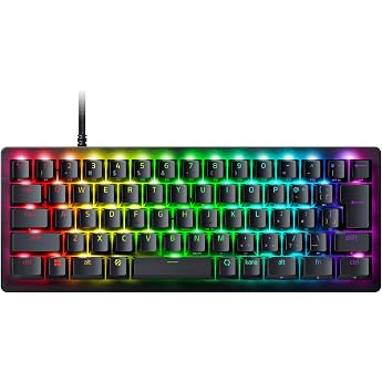 Rapid Trigger, Huntsman V3 Pro Mini JP Analog Gaming Keyboard with Rapid Trigger and Adjustable Actuation, Analog Optical Switch, Adjustable Actuation, Press Pressure, 40G, Japanese Layout, Huntsman