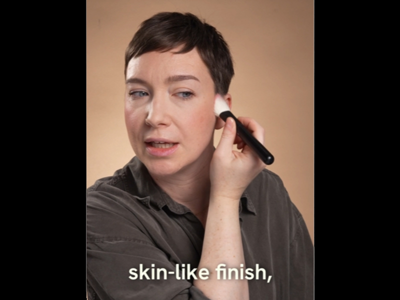 Amazon.com: rephr Shodo 05 No-Makeup Makeup Brush, Natural Goat