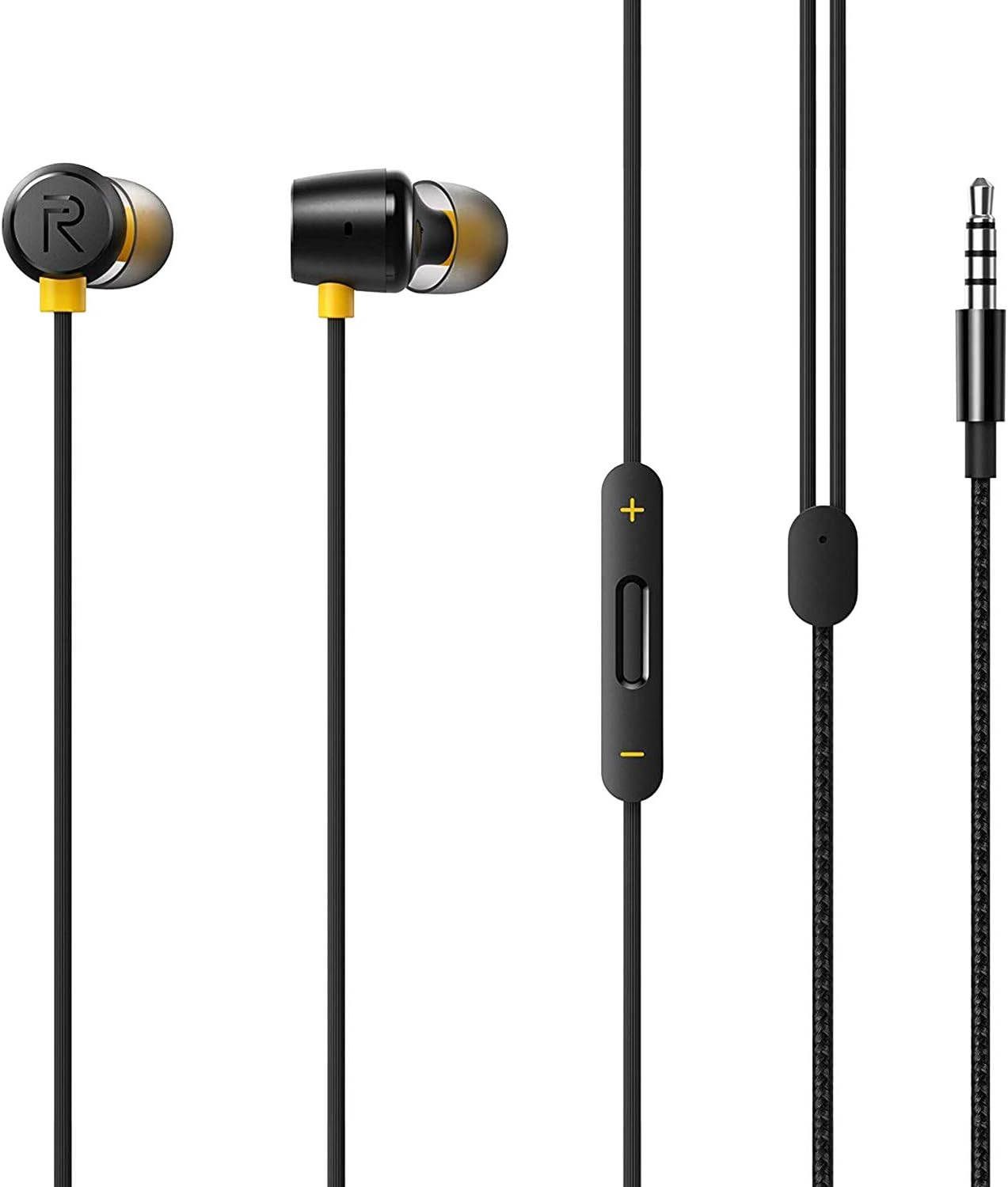 realme Buds 2 Wired Microphone Headphone, Black,One Size