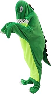 Dinosaur Blanket Sleeping Bag | Hooded Dinosaur Wearable Blanket | Flannel 4 Season Sleeping Bag Dinosaurs Onesie Blanket | Super Soft Dinosaur Blanket Hoodie Dinosaur Gifts for Kids & Adults