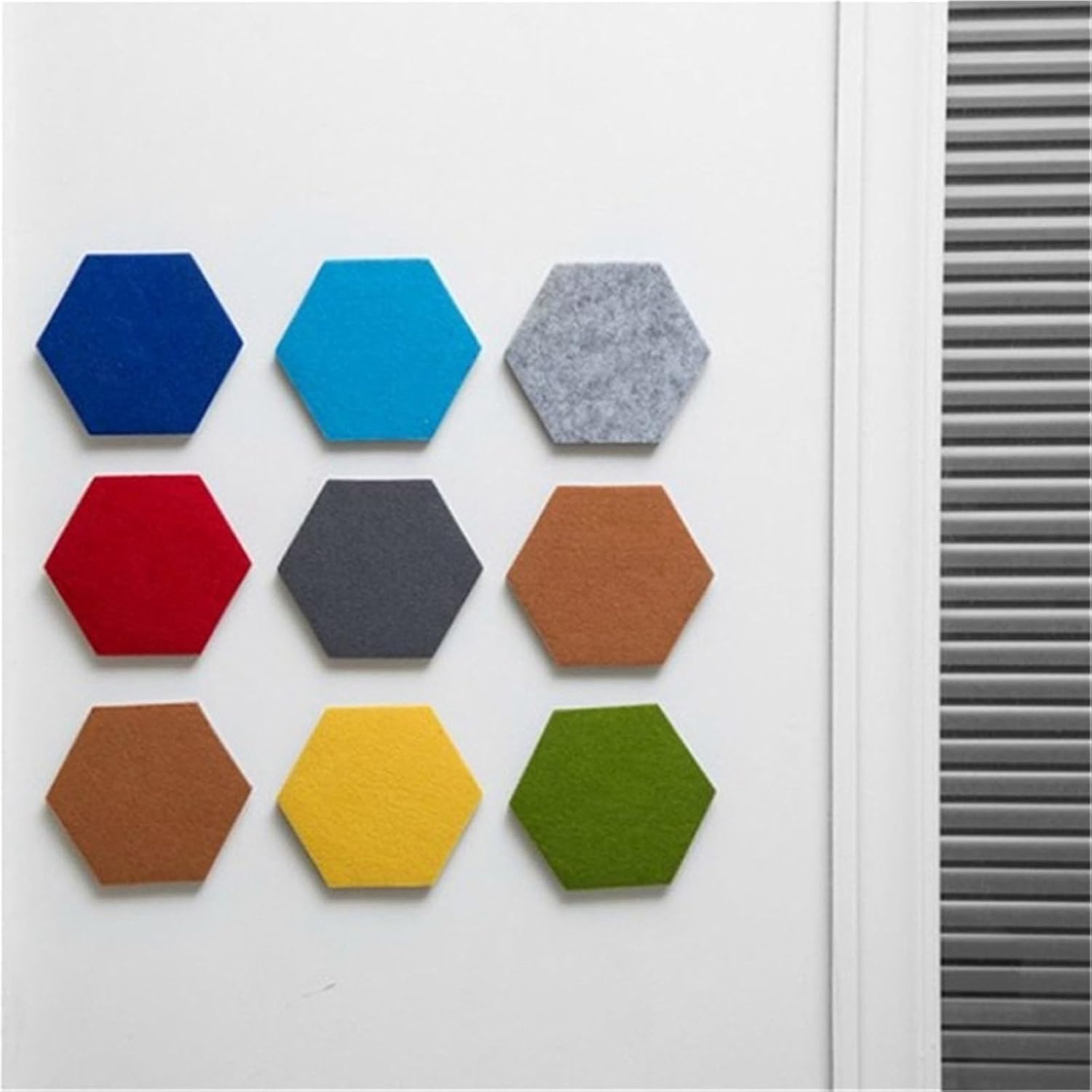 Felt Board 9 Pcs Felt Board for Wall Storage Colorful Wall Bulletin Boards Decorative Felt Pin Board for Home