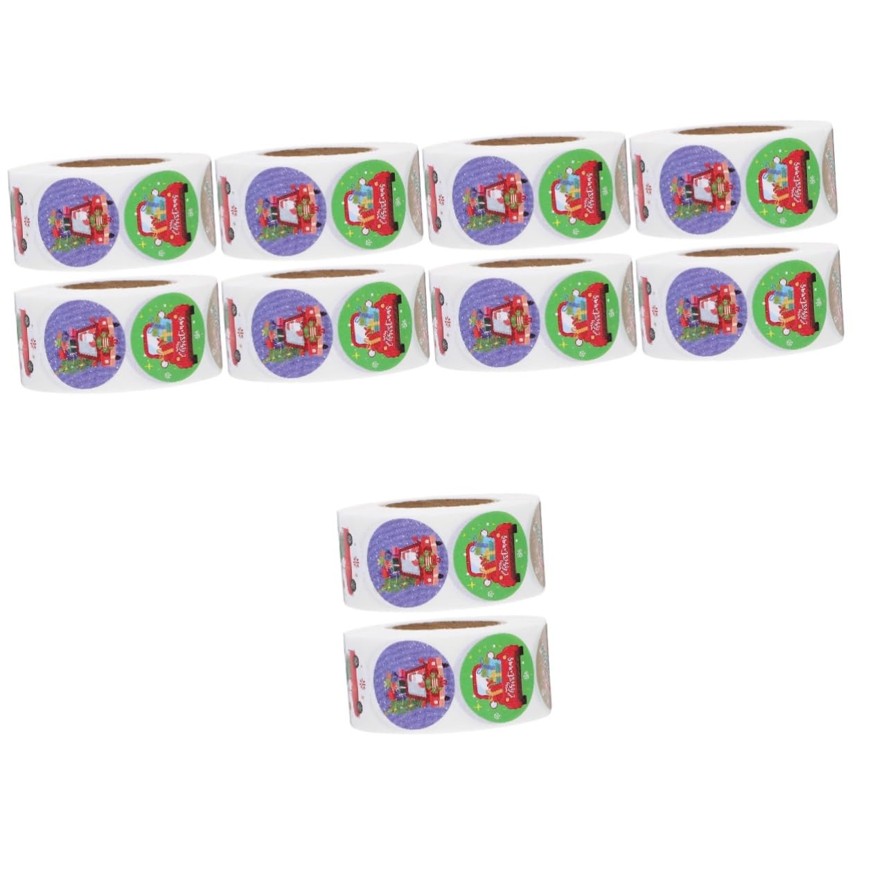 SHINEOFI 15 Etichette Adesive Natalizie Multifunzionali Di Stickers Per Scatole e Decorazioni Adesivi Per Regali e Confezioni Resistente e Facile Da Applicare Per Card Buste e