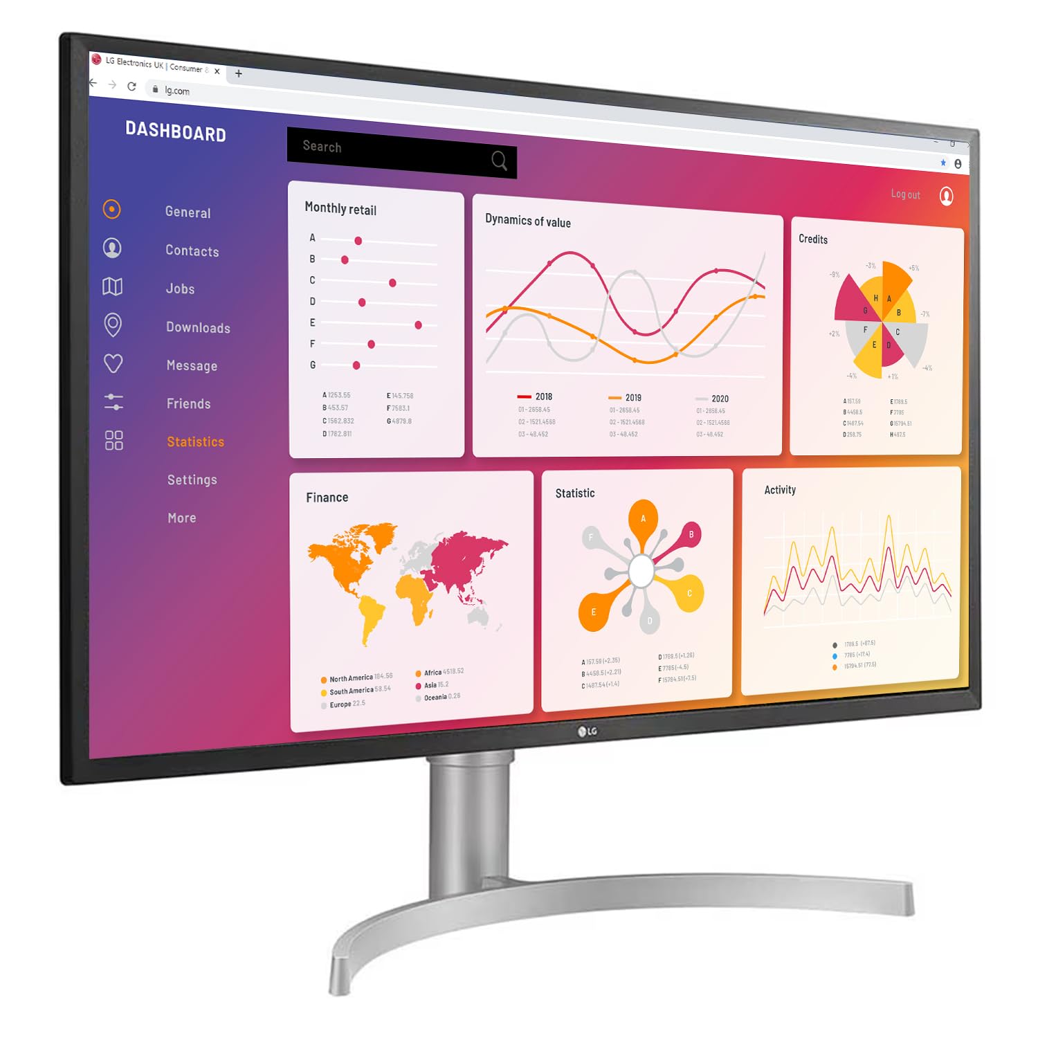 LG - 32Ul750, 31.5 Inch (80.01 Cm) 4K-Uhd 3840 X 2160 Pixels Vesa 