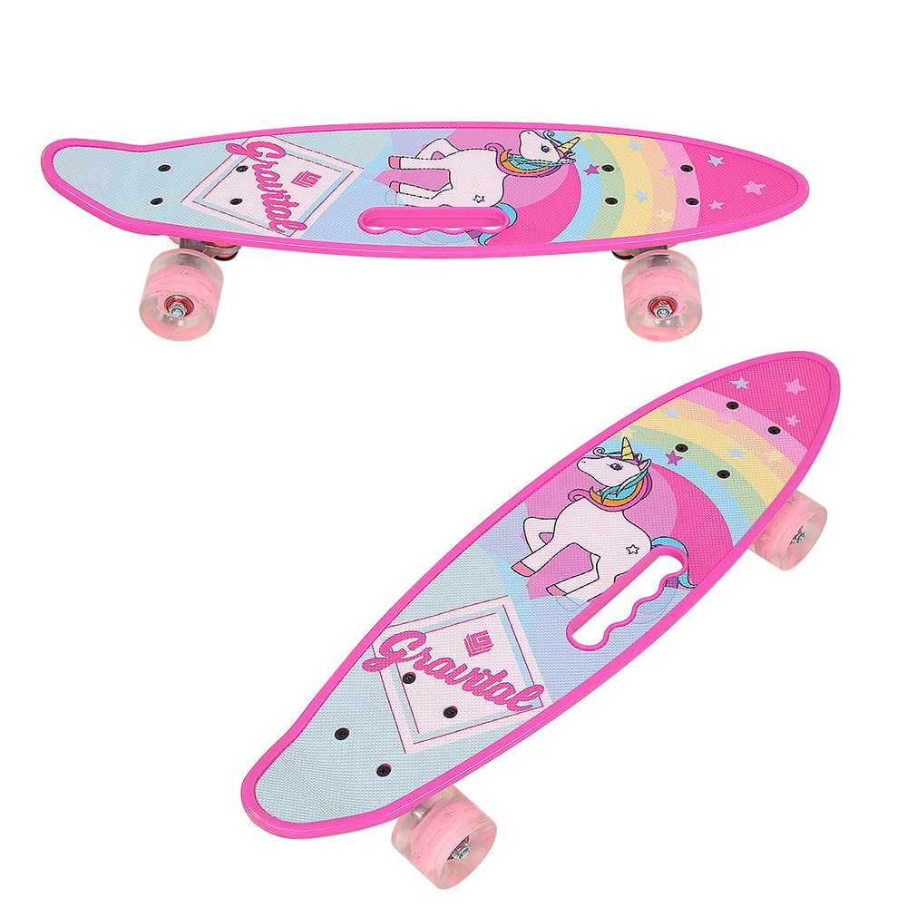 Longboards Komplett Skateboard Kinder Longboard Erwachsene Skateboard Anfänger aus Ahorn für Mädchen Junge Teenager Männer Frauen Kinder Erwachsene Anfänger, Keine Montage Erforderlich