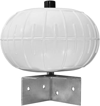 Dock Wheel Fender 12" Air-Filled Marine Bumper for Boats 2030 ft Non-Marking Roller with Galvanized Hardware Corner or Straight Mount White Inflate with Pump