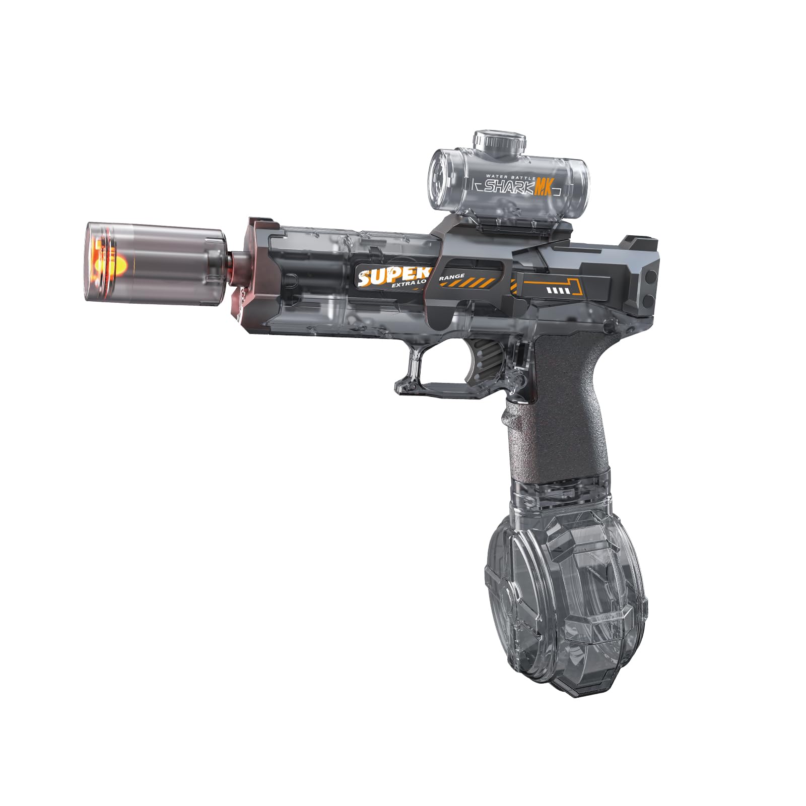 Electric Water Gun for Kids Adults,2026 New Electric Water Pistol with Automatic Water Absorption, Range 7-9M, Automatic Water Gun Pistol Toys for Pool Party Beach Outdoor (A-grey)
