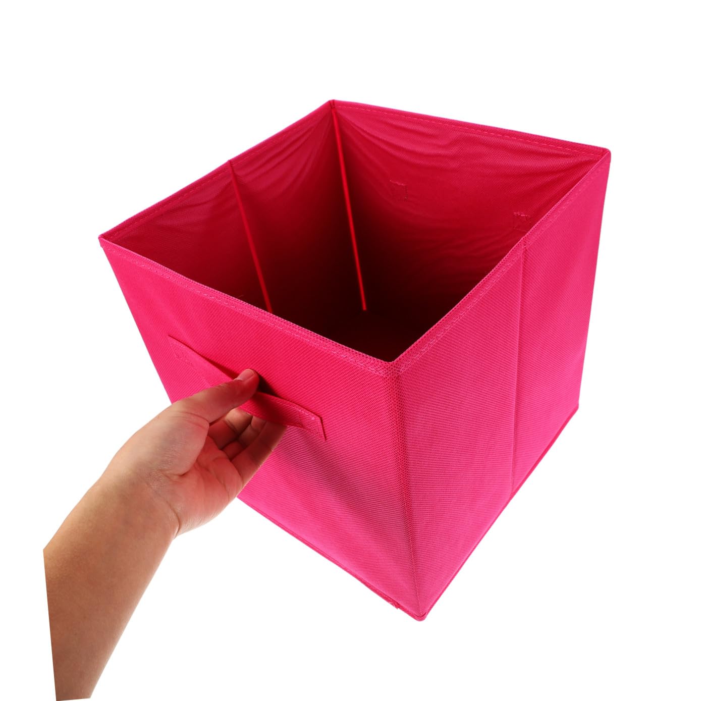 Boîte de Rangement Tissu Cube Pliable 4 Pièces pour Vêtements