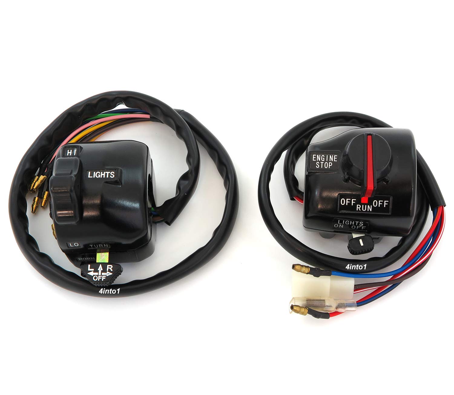 Handlebar Switch Assemblies - Left & Right - Fits Yamaha RD400-1976-1979 product thumbnail 2