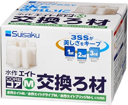 Amazon 水作 エイトコアm用交換ろ材 水作 フィルター用アクセサリー 通販