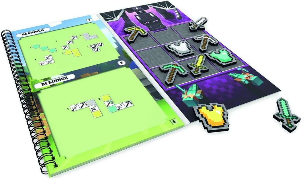 ThinkFun - 76402 - Minecraft - The magnetic travel game. Perfect for travel and as a gift. A logic game not only for Minecraft fans