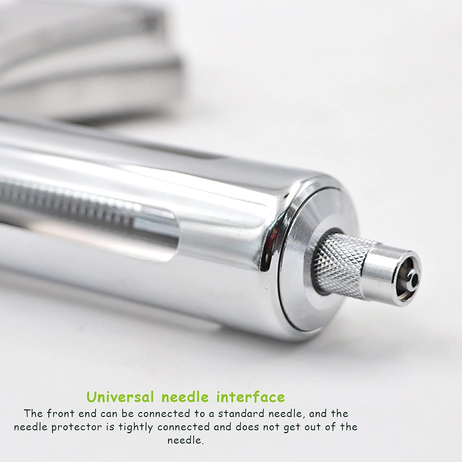 Continuous Livestock Syringe, 50ml Adjustable Animal Injector, Semi Automatic Stainless Steel Vaccination Gun Adjustable Injector for Horse Sheep Cattle Pig Farm Equipments