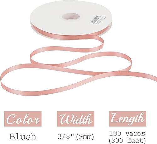 Vista 165 de MEEDEE Orange Satin Ribbon - 1.5 inch Double Faced Satin Ribbon, 50 Yards - Neon Tangerine - For Christmas, Thanksgiving, Halloween, Weddings