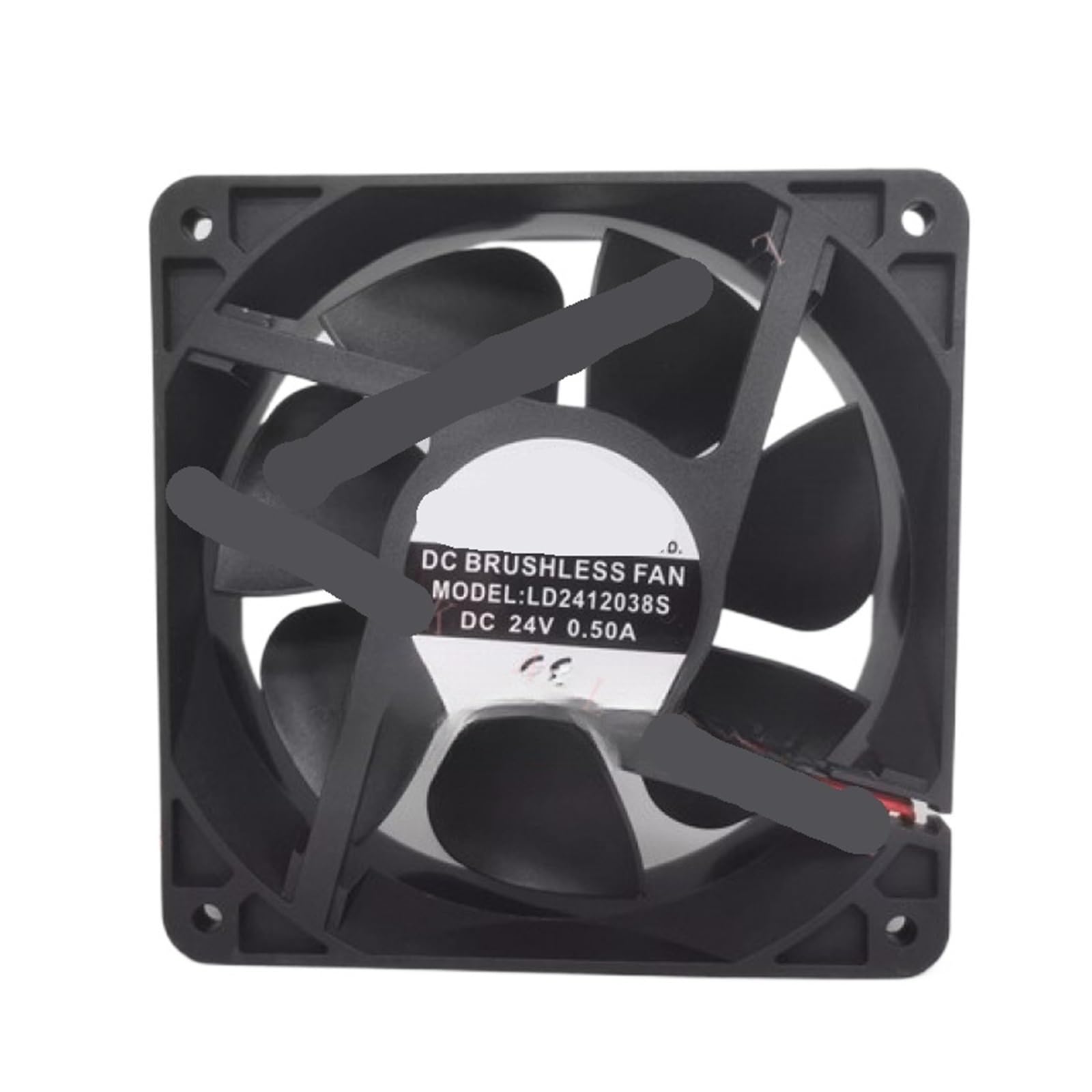 LWJYIPETZQ LD2412038S DC24V 0.5A 12CM 2-wire Inverter Cooling Fan