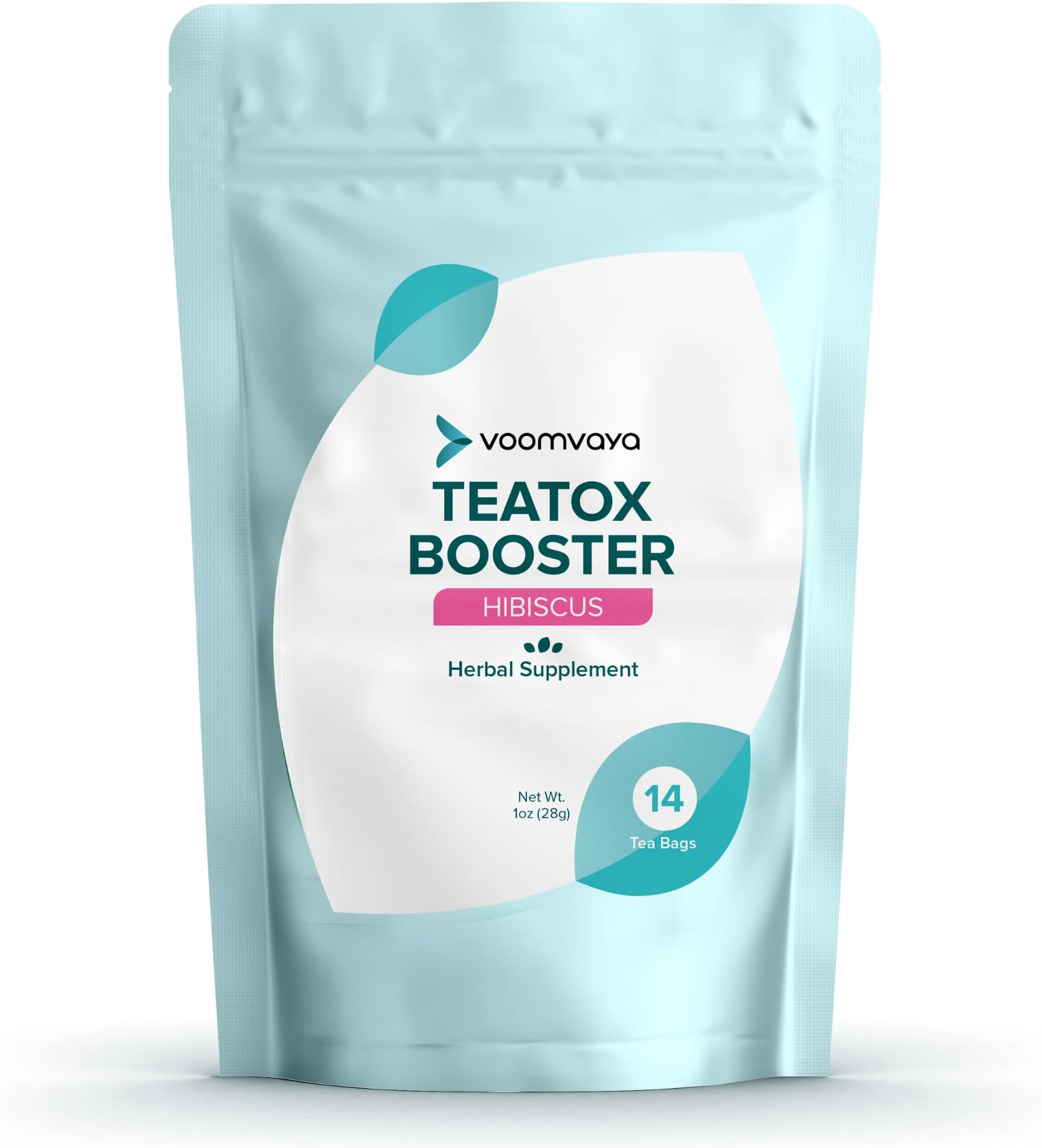 TeaTox Booster Senna Tea - Traditional Herbal Tea for Digestive Comfort & Balance - Hibiscus Flavor - 14 Tea Bags