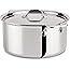 All-Clad 4508 Stainless Steel Tri-Ply Bonded Dishwasher Safe Stockpot with Lid / Cookware, Silver