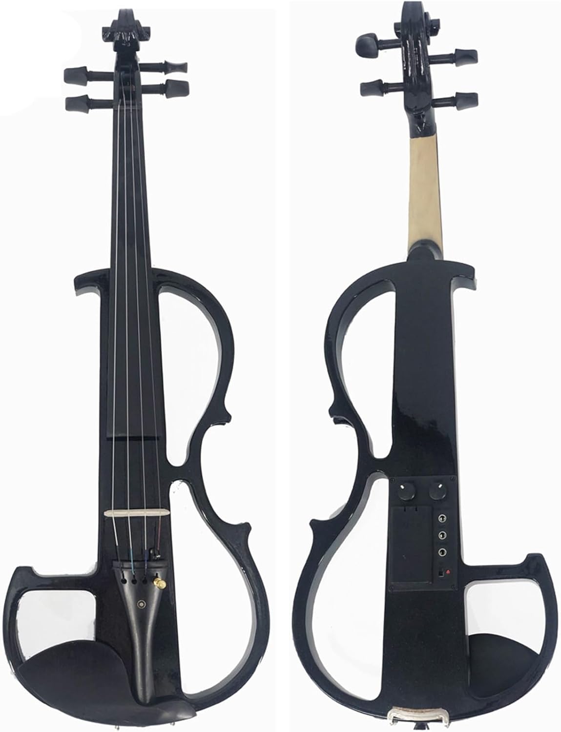 初心者ヴァイオリン バイオリン 4/4 パープルメイプルトップ弦楽器用