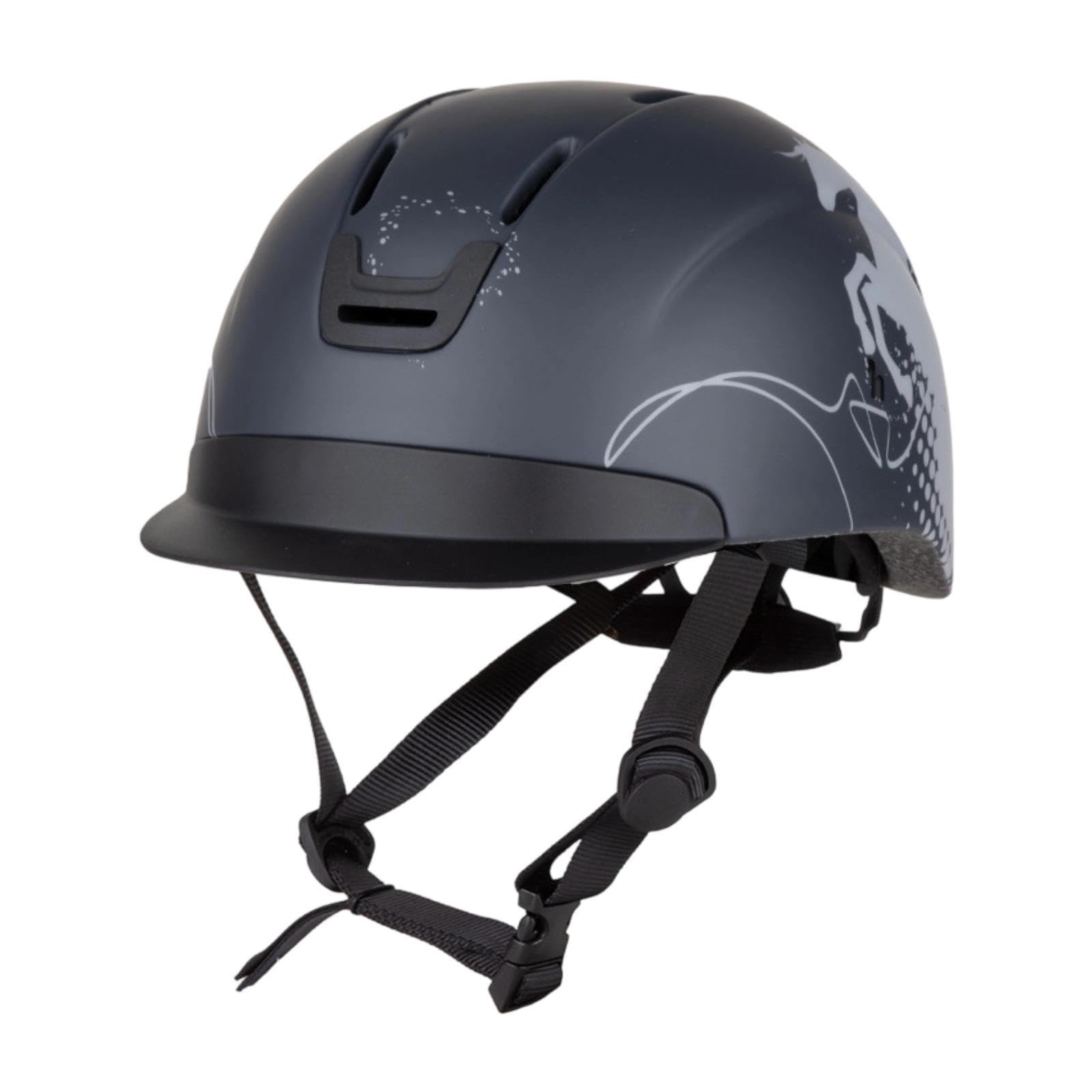 Qianly Casco de Equitación Casco Caballo Casco Protector Casco Deportes Ecuestres con Estructura Ligera Y Forro Antichoques Ventilado para Ajuste Cómodo