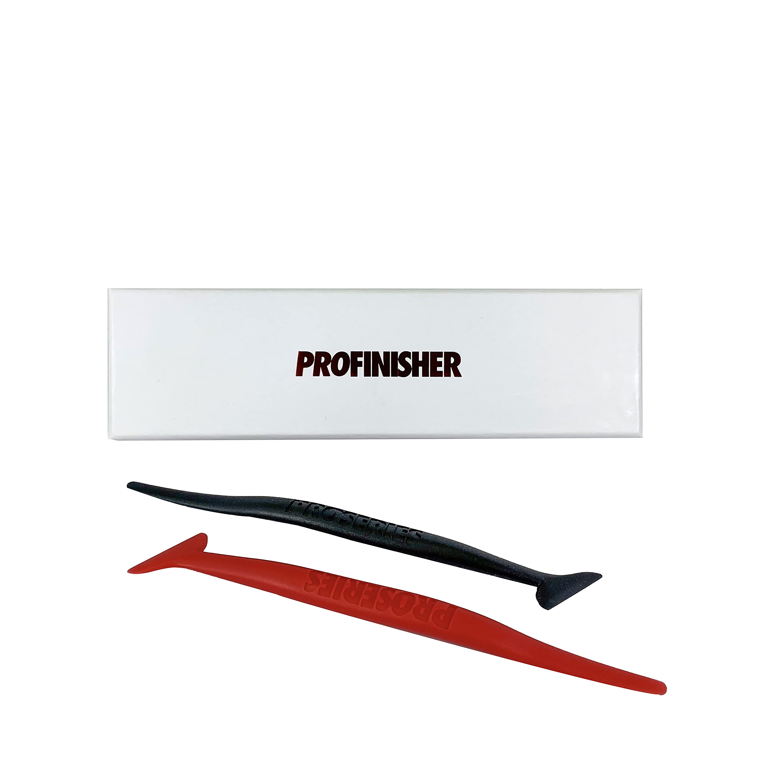 PROSERIES PROFINISHER Car Wrap Tuck Tool Set: Ergonomic Precision Finishing Tools, Vinyl Wrapping & Signage - Includes Red Soft & Black Hard Flex Finishers for Professional Quality Results