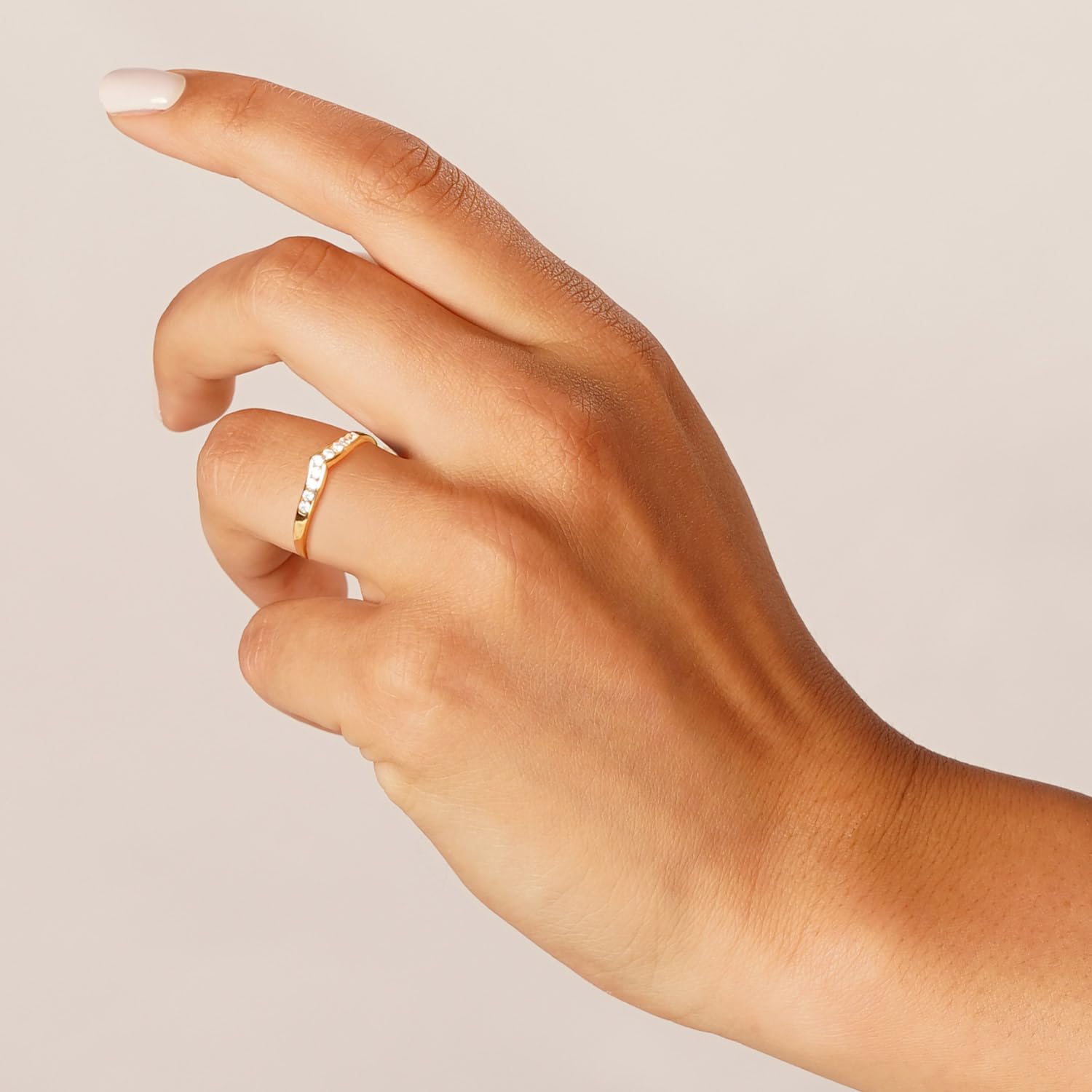 GLIZZ Damenring Gold 333/8K mit Zirkonia GL8320