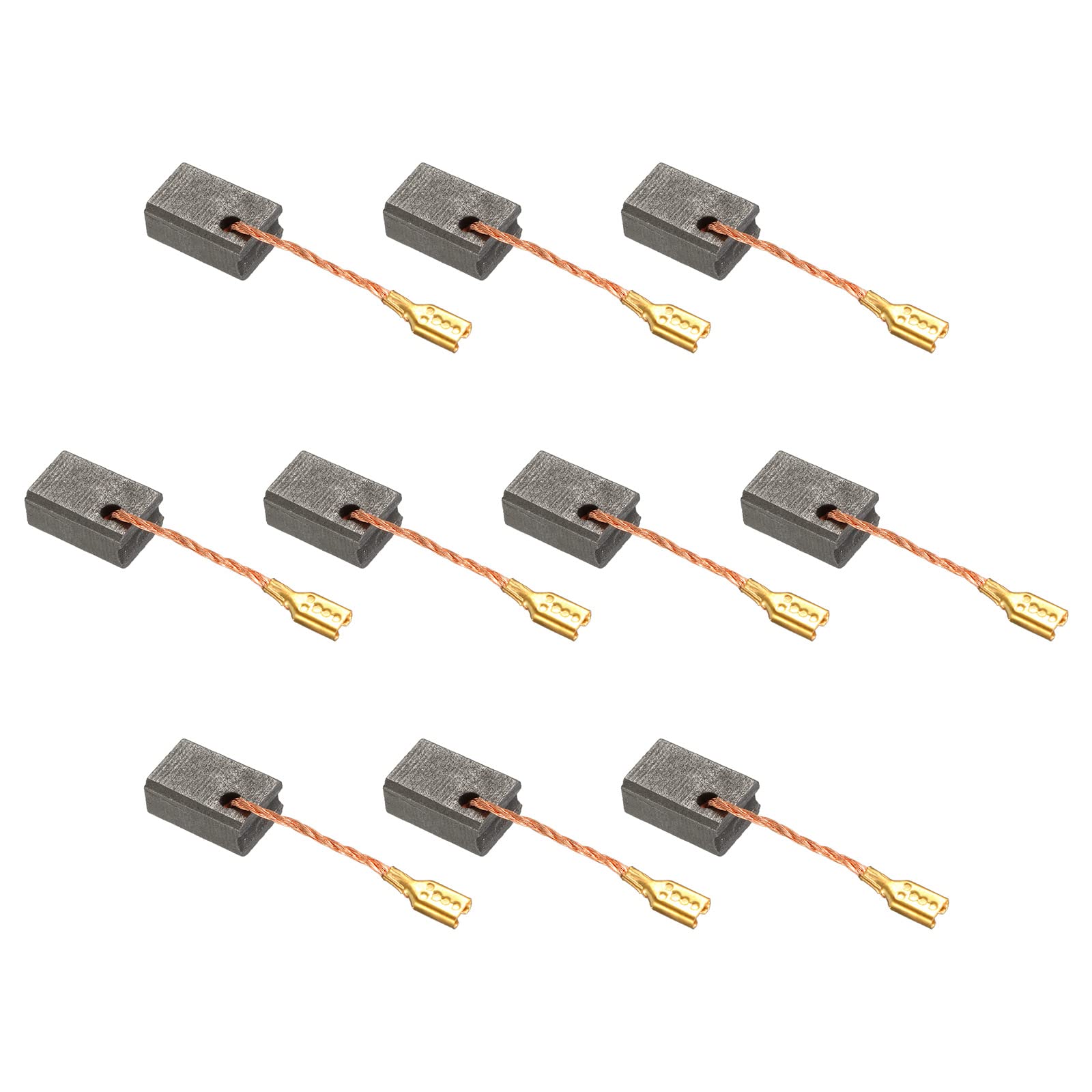 QUARKZMAN Carbonio Spazzola 14mm x 9mm x 6mm Ricambio 10pz per Motore Utensili Elettrici