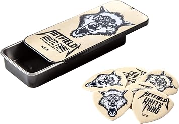 Jim Dunlop Hetfields White Fang Pick Tin 1.14MM