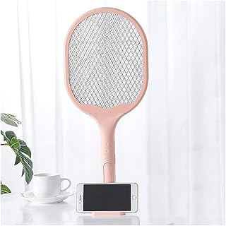 SHEGNSI 2 in 1 Purple Light Mosquito Trap, Electronic Mosquito Pat, Purple Light Electric Mosquito Swatter, Bug Zapper, Handheld Placed Mosquito Killer, USB Rechargeable, for Home Yard