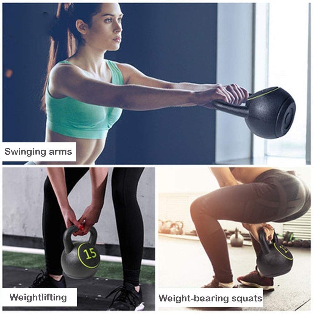 Kettlebells AGYH 3 Racks, Heimtrainings- Und Bauchbeinkrafttrainingsgeräte, rutschfeste Stummschaltung, 5 Lb / 10 Lb / 15 Lb