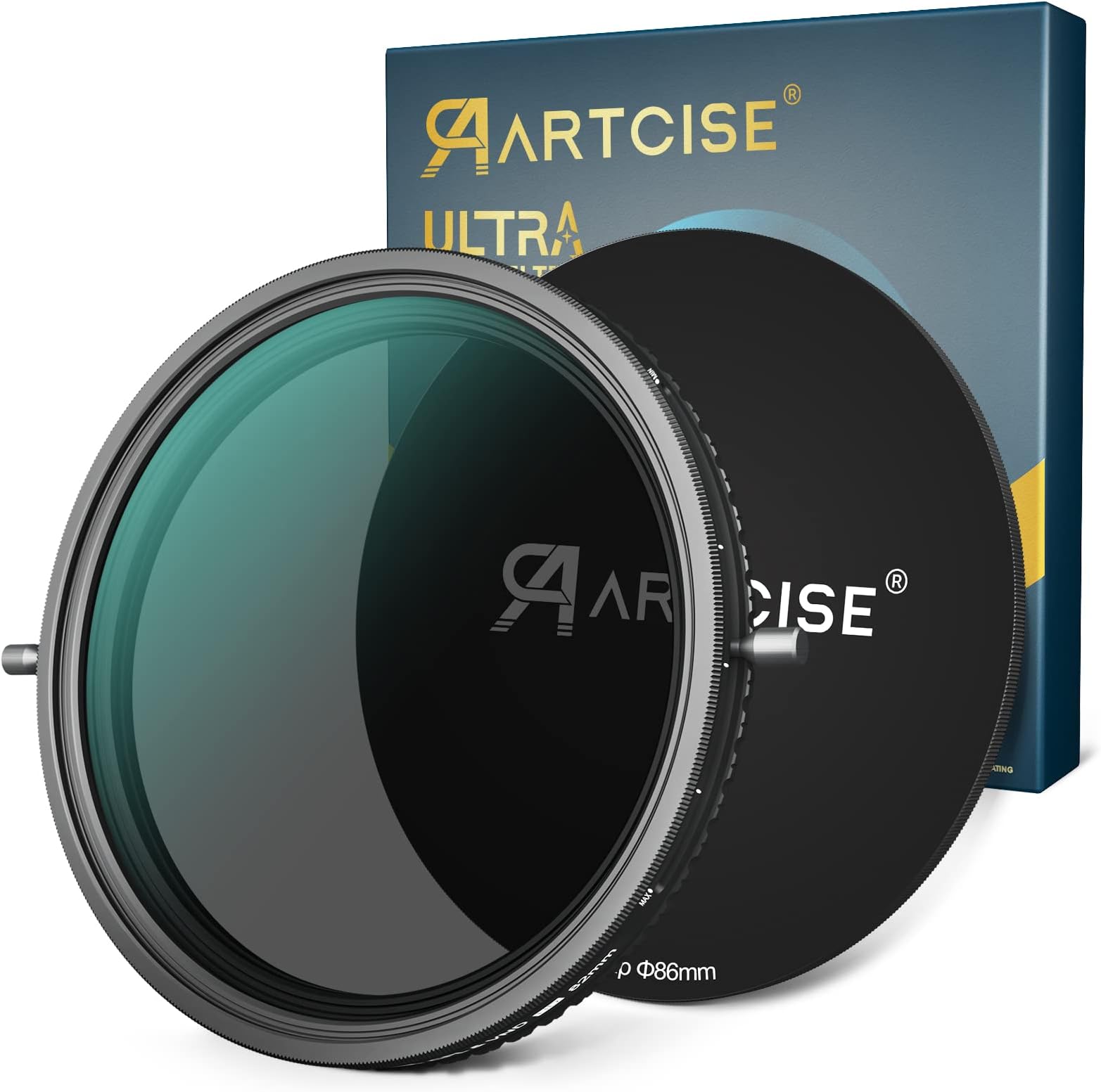 58mm Variable Fader ND2-ND32 ND Filter and CPL Circular Polarizing Filter 2 in 1 Camera Lens Filter HD Double-Sided MRC Slim Frame No X Cross Neutral Density Filters with Lens Cap and Cleaning Cloth