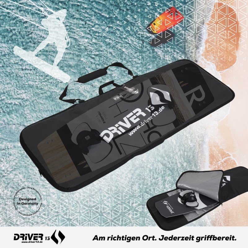 Driver13 Kiteboard Singlebag niemiecki design w najwyższej jakości od wielu lat