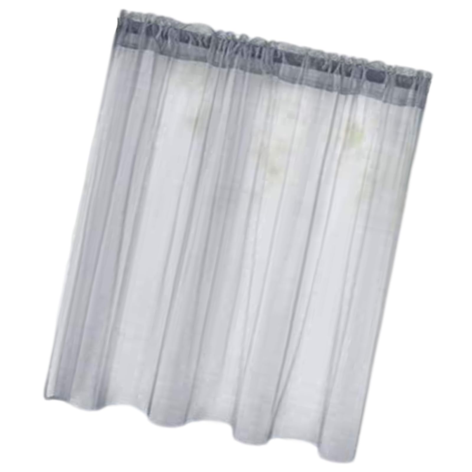 Tsophreniq Short Sheer Curtains for Kitchen Bedroom Valance Tulle Drapes Embroidered Lace White Voile Curtain Home Decoration Voile Curtains