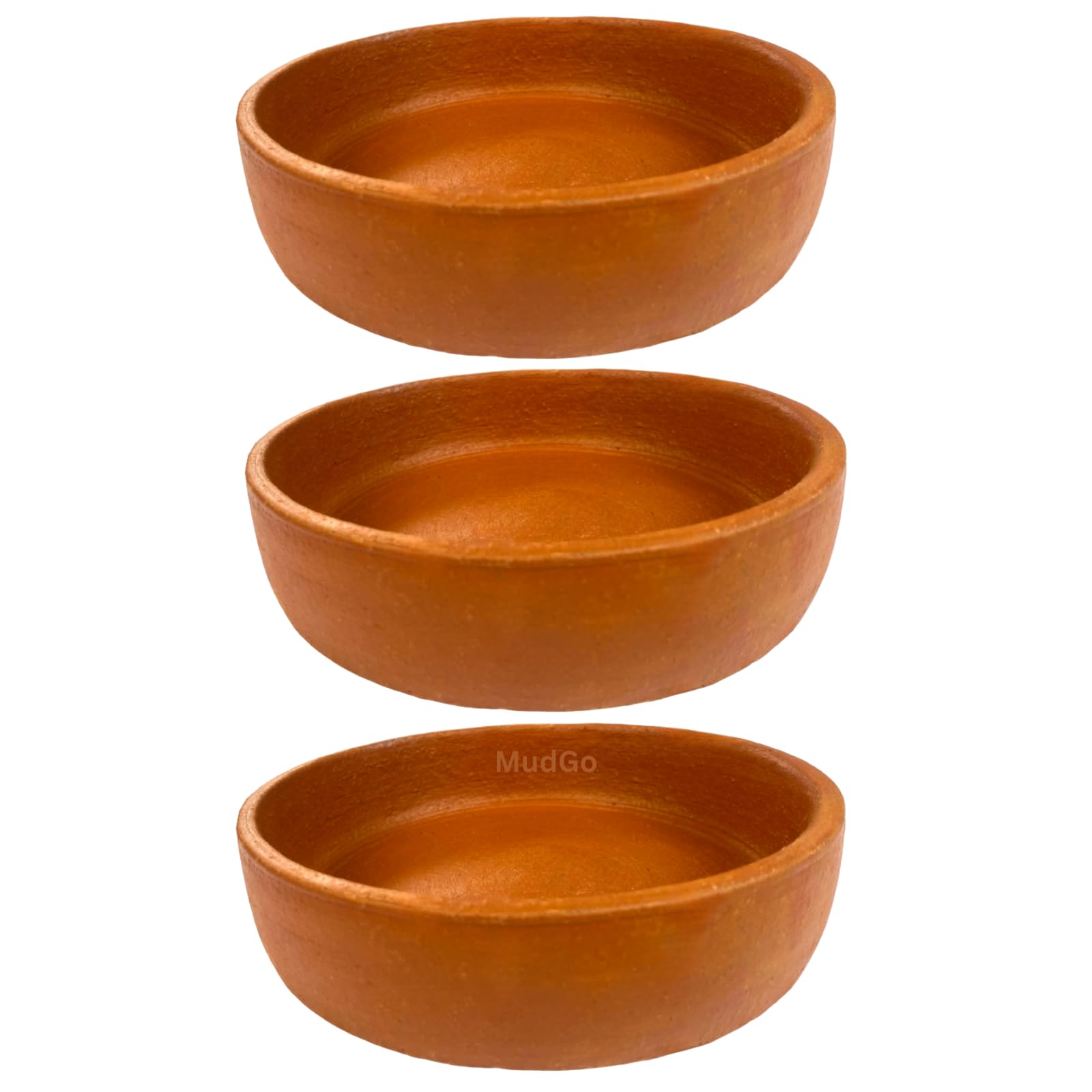 MUDGO Clay/Mud Bird Feeder Bowl to Feed Water/Food for Birds/Bath Tub/Feeding Tray for Pet Cage/Terracotta/Handmade/Home,Balcony and Garden/Indoor/Outdoor/Earthen (Set of 3) (B0DHQY1TF8) Amazon Price History, Amazon Price Tracker