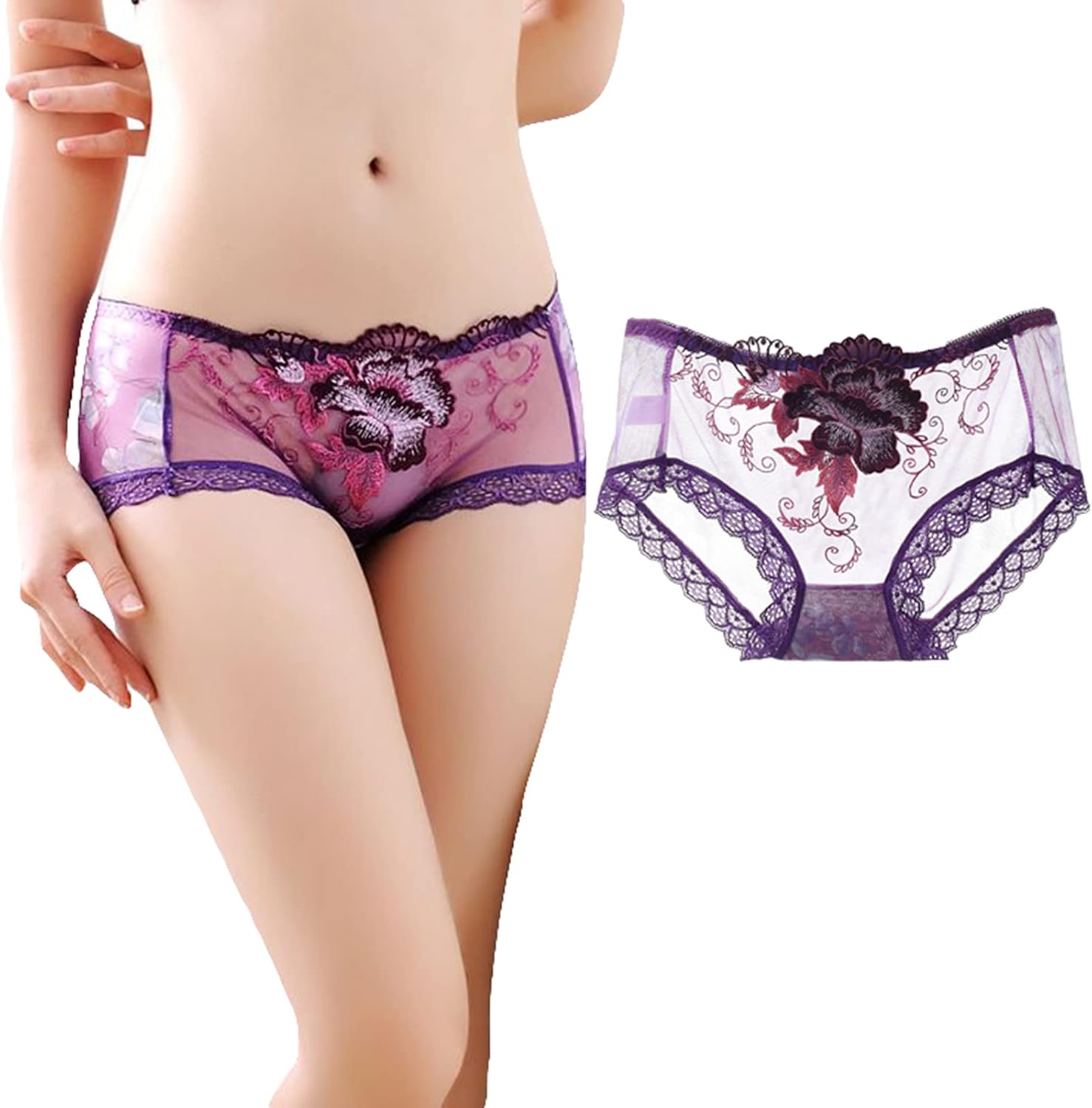 【新品】drugstore's♡レースこお花がオシャレなゆったりパンツ♡Ｆサイズ Amazon.co.jp: [Jixin4you] 7点セット 7色 下着 ショーツ パンツ