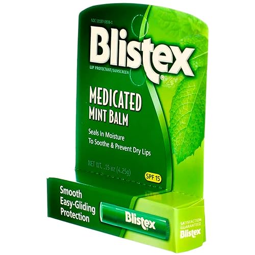 Miniatura 5 de Blistex Bálsamo de menta medicado SPF 15 015 onzas paquete de 12