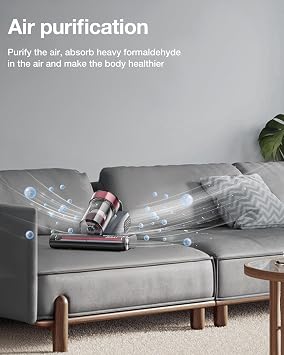 Jimmy Mattress Vacuum Cleaner, Bed Vacuum Cleaner with UV Sanitizing & HEPA Filter & Ultrasonic, Hot Wind and Air Purification, 15Kpa 500W Handheld Vacuums for Bed, Couch, Sofa, Crib (BX8-Corded)