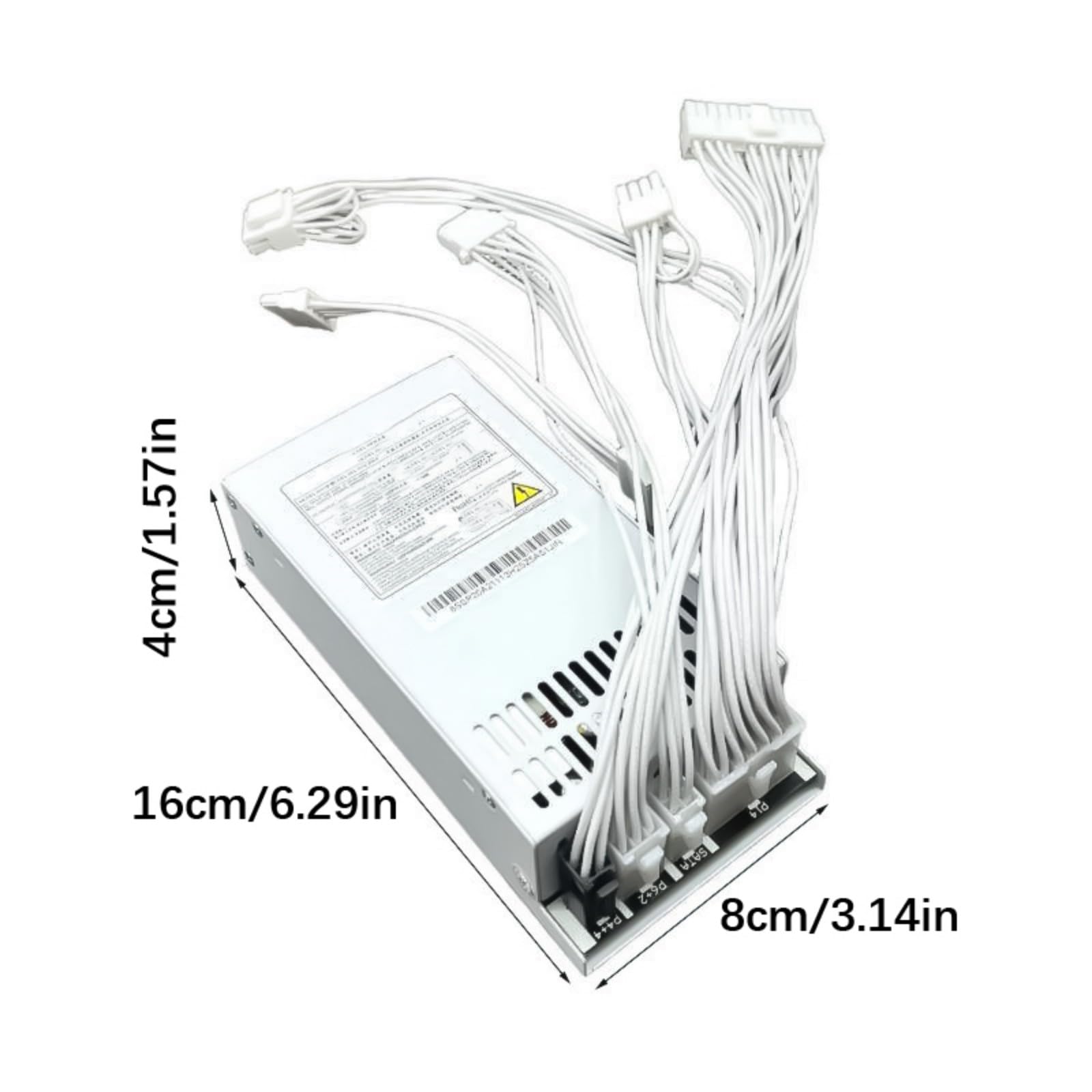 Alimentatore compatto 1U da 270 W, 300 W, 400 W, raffreddamento attivo, desktop modulare completo per piccole postazioni di lavoro per computer con case in metallo