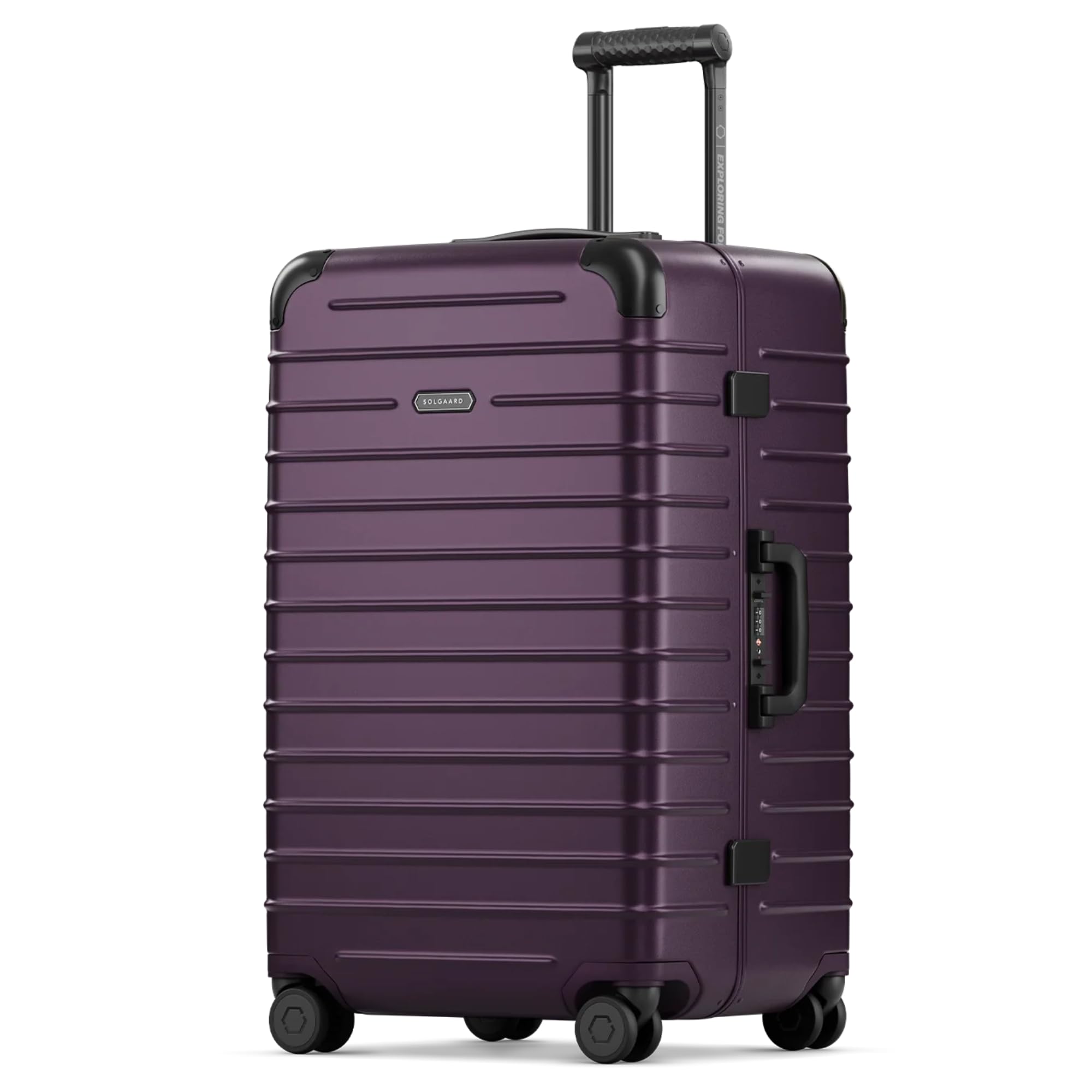 Solgaard Check-In Original Valigia - Bagaglio da Viaggio Medio 63 cm (Viola)