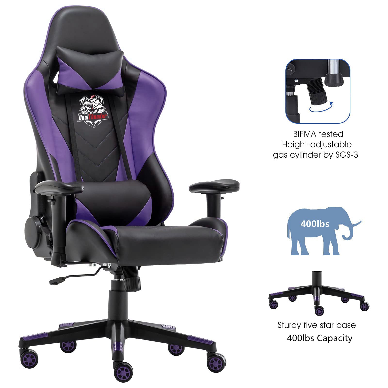 人気海外一番 サリサリKMゲーミングチェアToszn Ergonomic Video Gaming Chair 400 lb Weight