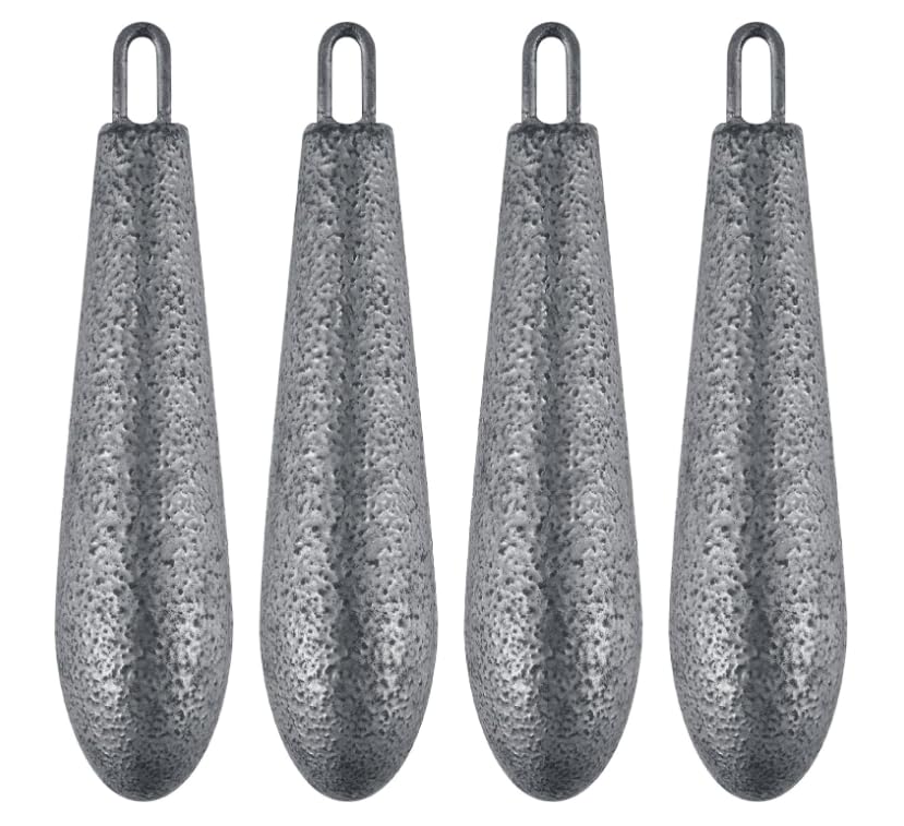 FFT PRO 1 2 3 4 5 6oz Steel Fishing Weight Carp Course Sea Pier Mackerel Bait (5oz x 4)