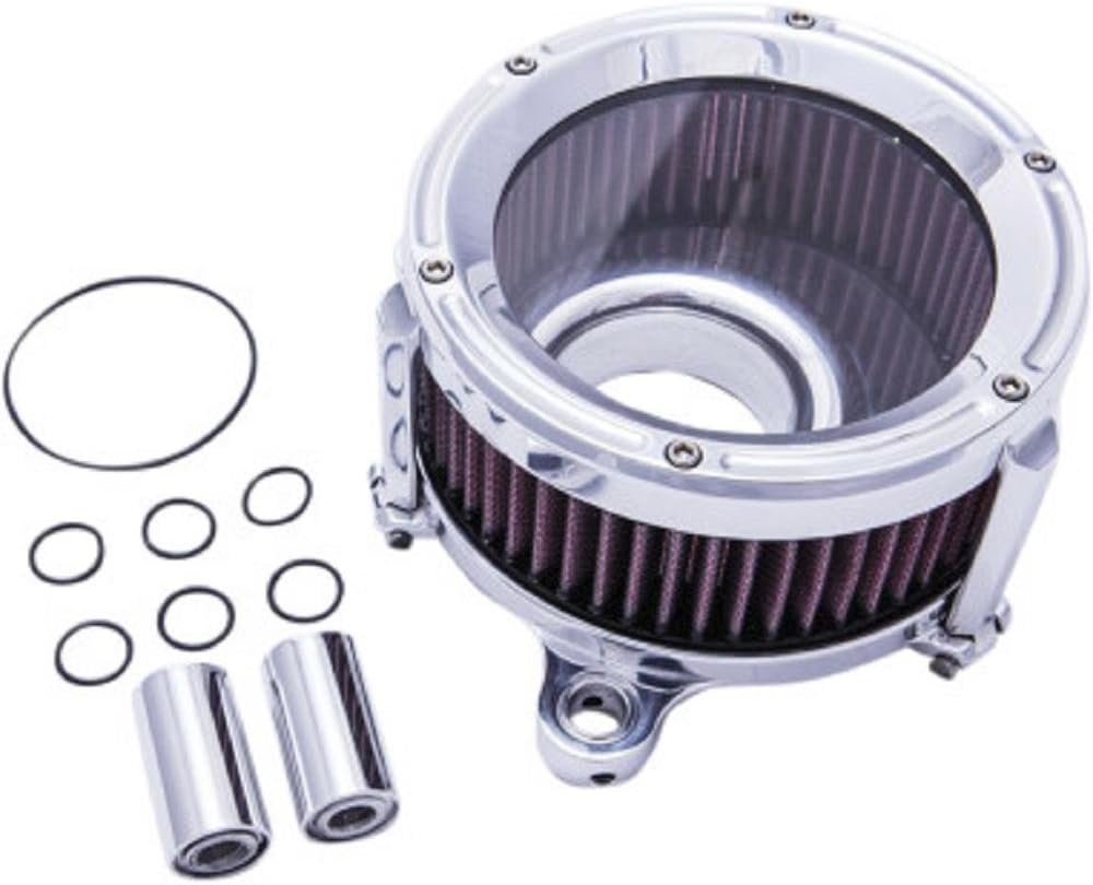 Trask Performance Assault Charge High-Flow Air Cleaner - Chrome TM1020R