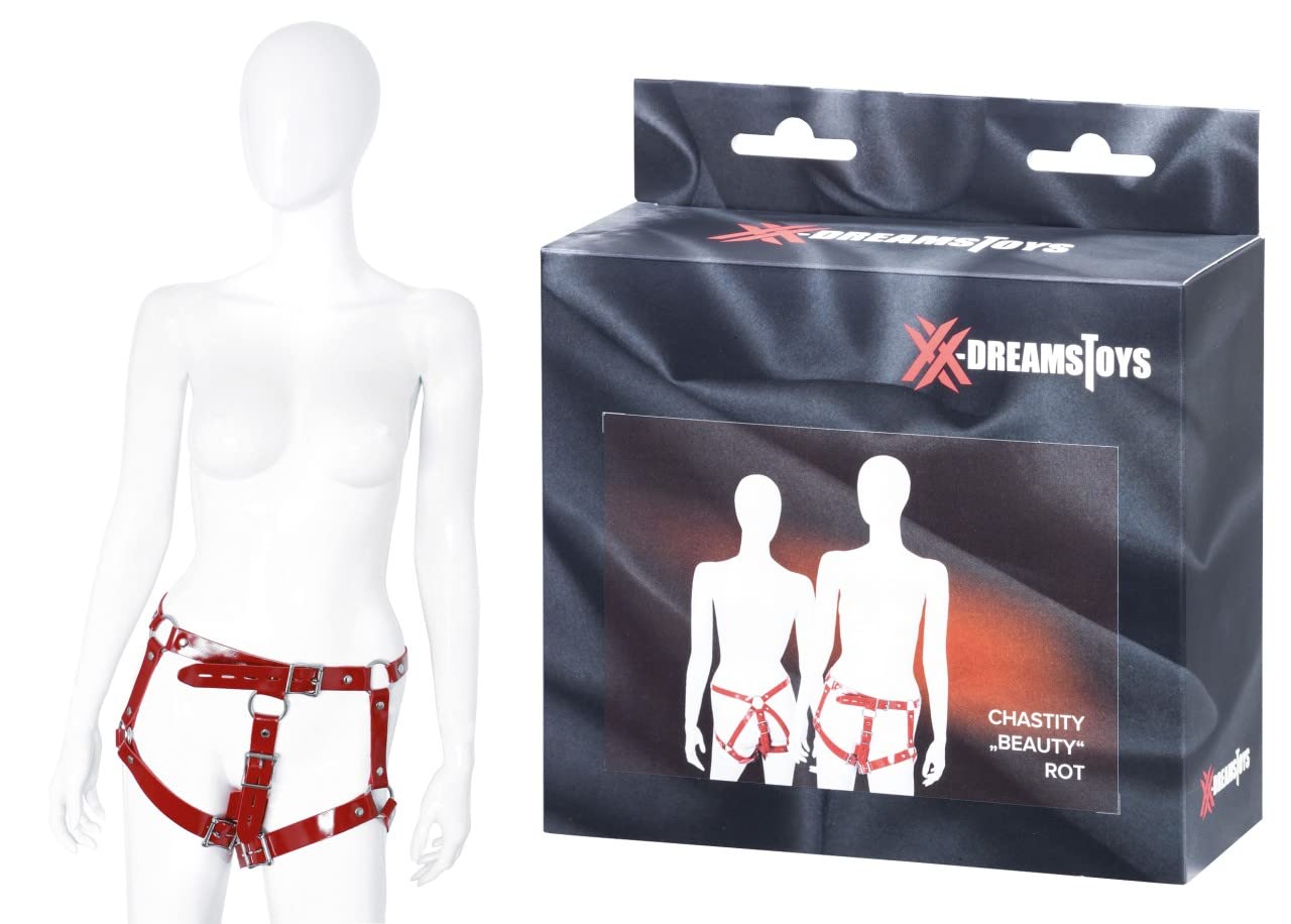 XX-DREAMSTOYS Beauty Chastity Belt Red One Size