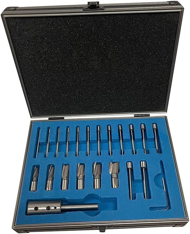 Prolinemax 21 Pc HSS Interchangeable Pilot Counterbore Set Straight Shank