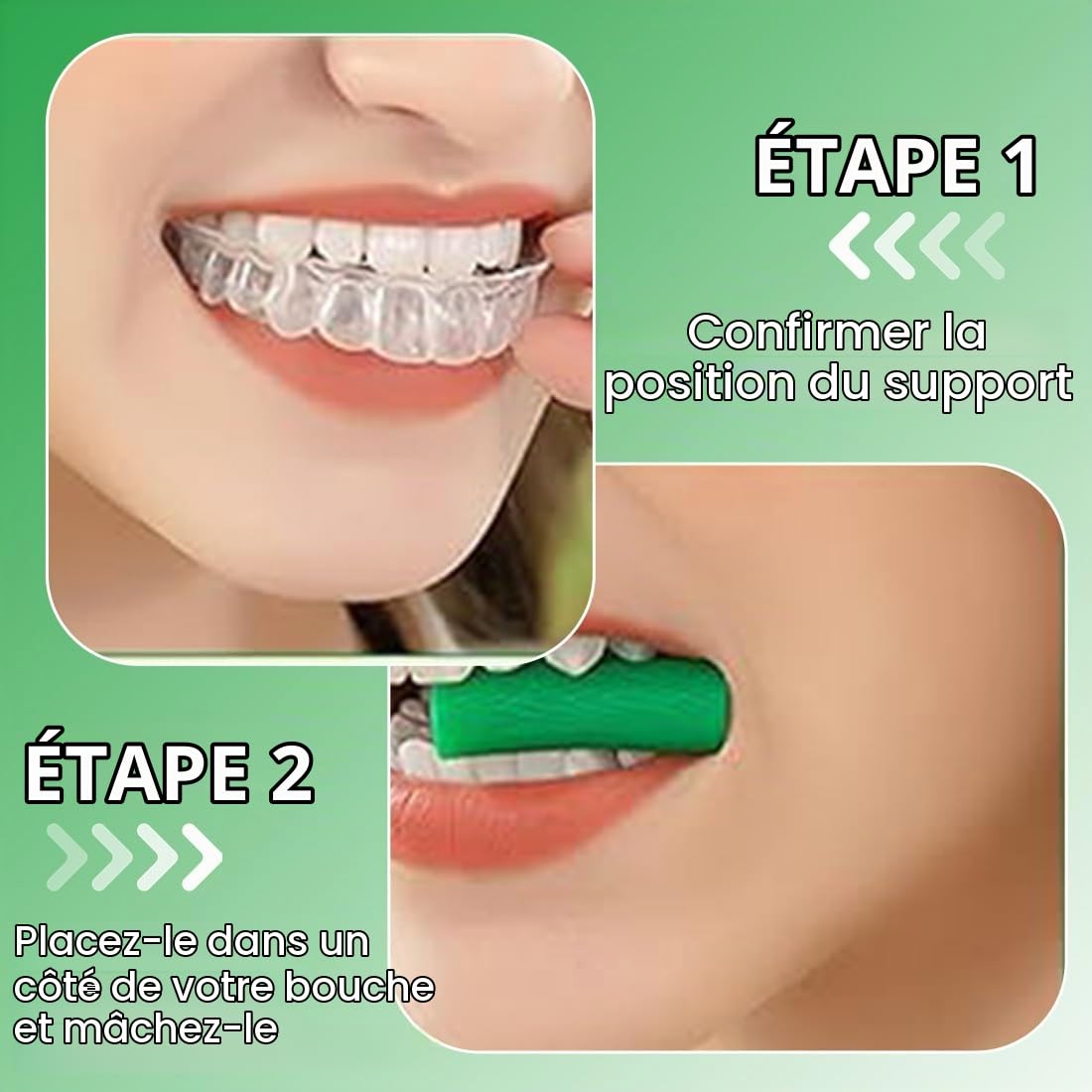 Chewies Aligneurs : 12 Pièces Silicone Vert 3.5Cm X 1.1Cm. Pour Sièges Aligneurs Et Gouttières Orthodontiques. Accessoire Masticatoire Rééducation.