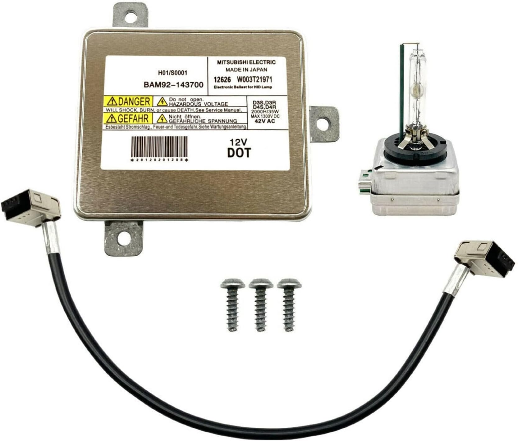 Ruelen W003T21971 BAM92-143700 68170821AA D3S Bulb Kit Lamp Control Unit Computer for 300 2011-2021