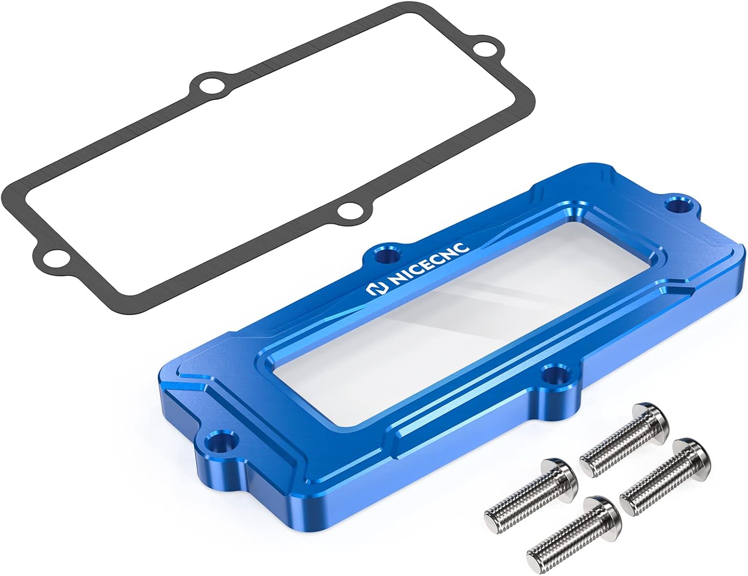 NICECNC Motorcycle Clear Cylinder Escape Power Valvula Cover Compatible with Yamaha YZ250 1999-2024 YZ250X 2016 2017 2018 2019 2020 2021 2022 2023