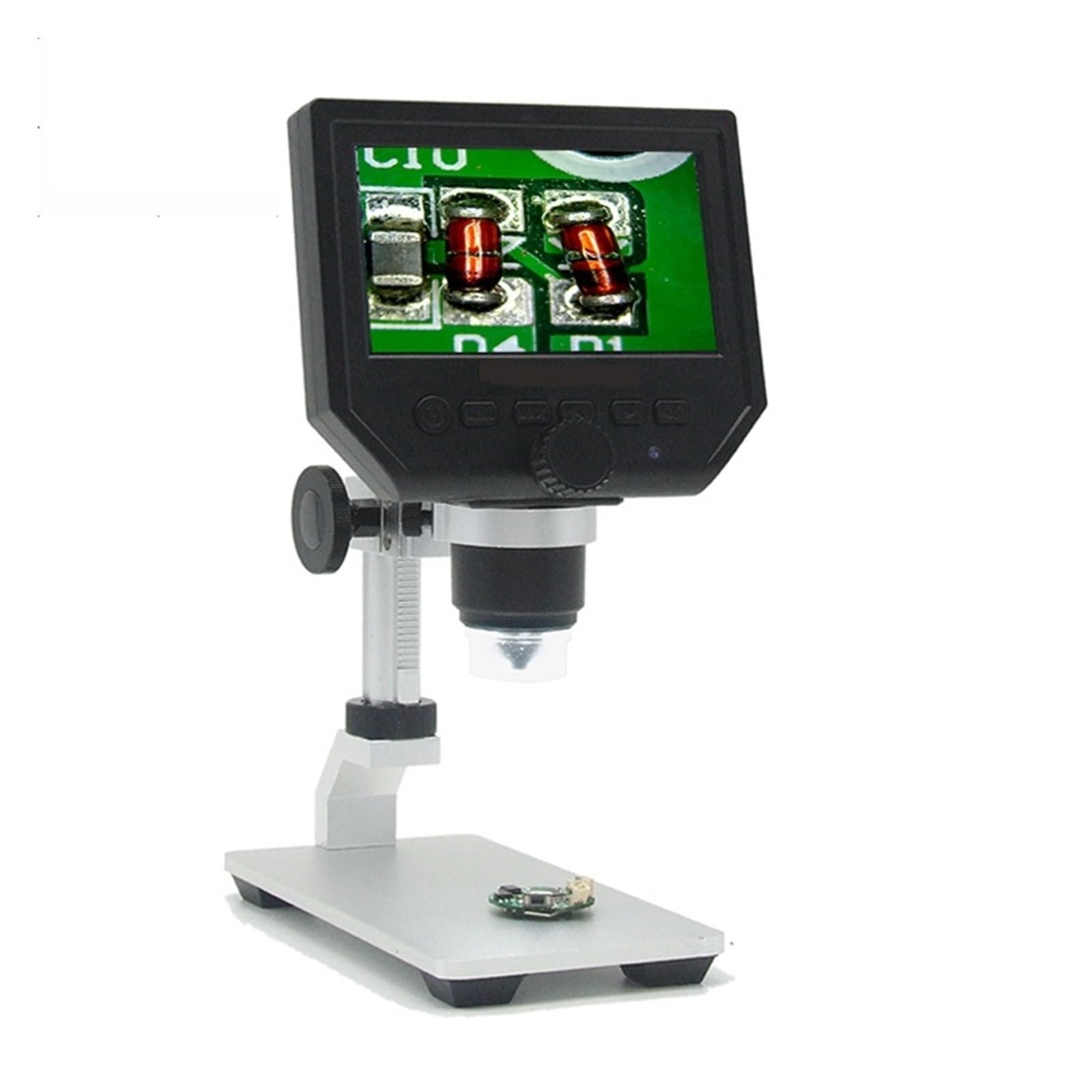 Mikroskop 1-600x USB Digitales Elektronisches Mikroskop Tragbares Mikroskop 4,3 "LCD 3,6 MP HD Lupe Kamera for PCB Motherboard Reparatur(B)