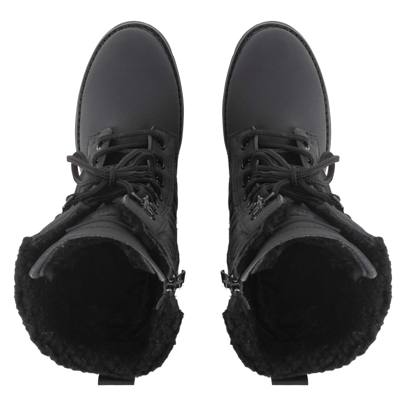 Polar Damen Schneestiefel – Mit Memory Foam, Außentasche & Innenreißverschluss – Wasserdicht, Warm & Rutschfest – Robuste Gummisohle mit Tiefem Profil